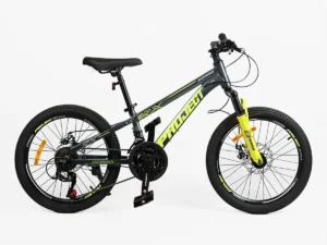 Велосипед 20″ Corso PROJECT рама 10″ графітово-жовтий