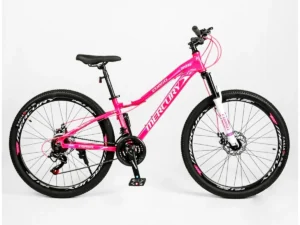 Велосипед 26″ Corso MERCURY рама 13″ рожево-срібний