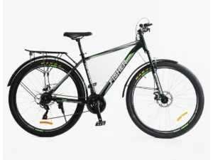 Велосипед 29″ Corso FISHER рама 19″ чорно-салатовий