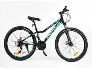 Велосипед 26″ Corso INTENSE рама 13″ чорно-бірюзовий