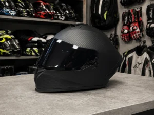 Мотошолом-інтеграл TZ RR Carbon Look — вигляд збоку