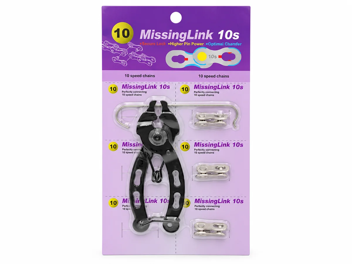 Знімач замка велосипедного ланцюга з 3 замками Missing Link 10s